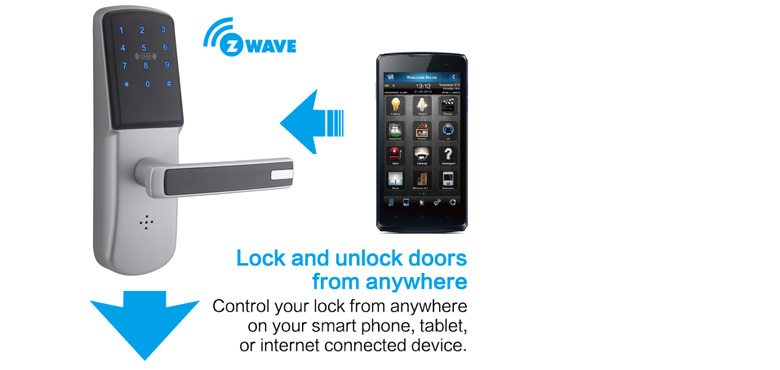 Lock and unlock doors from anywhere