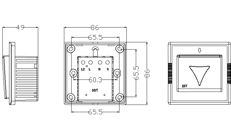 220v - 230V Hotel room energy saving switch