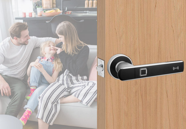 Fingerprint lock for interior door