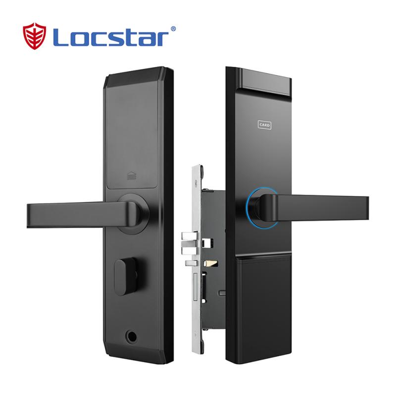 Security High Quality Lock Door Hotel Price Cylinders Hotel Door Lock System Card Key Type Remote Control Door Lock
