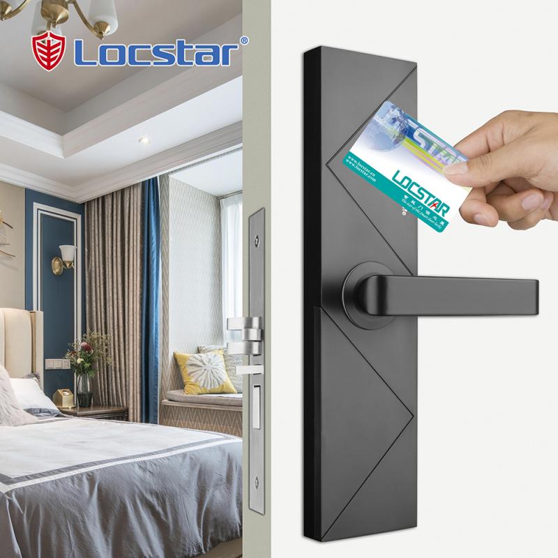 High Quality Smart Locks Hotel System Rfid Card Handle Magnetic Safe Gate Digital Electronic Door Lock