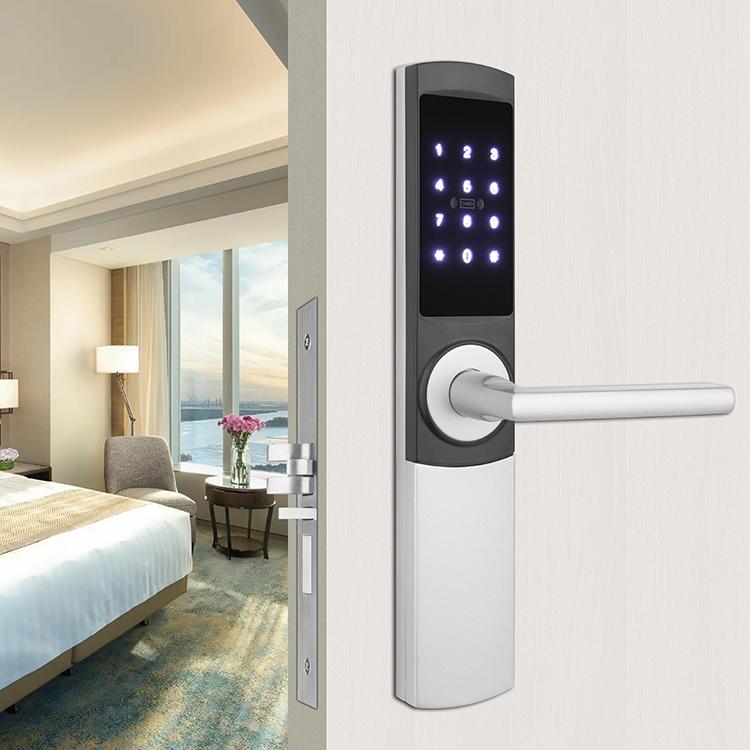 Intelligent Electronic Safe Hotel Software Card Key With Handle Gate Door Smart Digital Password Lock