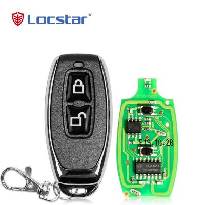 Locstar Hot Sale electronic Auto Gate Opener Remote Control 2 button keyfob Mini Wireless Remote Control Door Lock Switch -LOCSTAR