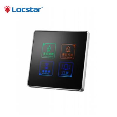Hotel Electronic Doorplate Wall Touch Switch with doorbell system -LOCSTAR